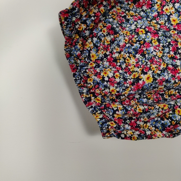 Old Navy Women's Colorful Floral Blouse Size 3X Bohemian Cottagecore Boho - Picture 3 of 10